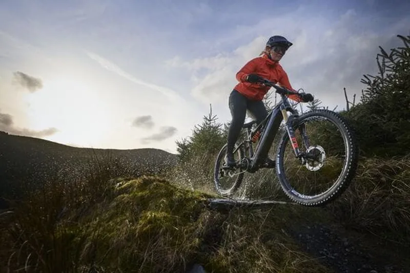 Madison Flux 3-Layer Women's Waterproof Trail Jacket - Magma Red-3